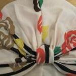 White with Retro Flowers in..